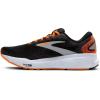 imageBrooks Mens Ghost 16 Neutral Running ShoeBlackOrangeWhite