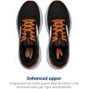 imageBrooks Mens Ghost 16 Neutral Running ShoeBlackOrangeWhite