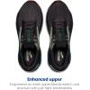 imageBrooks Mens Ghost 16 Neutral Running ShoeBlackened PearlJune BugGreen