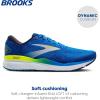 imageBrooks Mens Ghost 16 Neutral Running ShoeElectric BlueNavyLemon