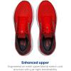 imageBrooks Mens Ghost 16 Neutral Running ShoeFiery RedEbonyCockatoo
