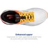 imageBrooks Mens Ghost 16 Neutral Running ShoeWhiteIllusionCoral