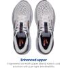 imageBrooks Mens Ghost 16 Neutral Running ShoeWhitePeacoatOrange