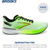 imageBrooks Mens Hyperion GTS Running ShoeGreen GeckoRed OrangeWhite
