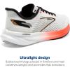 imageBrooks Mens Hyperion Neutral Running ShoeBlueFiery CoralOrange