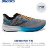 imageBrooks Mens Hyperion Neutral Running ShoeGreyAtomic BlueScarlet