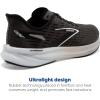 imageBrooks Mens Hyperion Neutral Running ShoeGunmetalBlackWhite