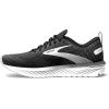 imageBrooks Mens Revel 6 Neutral Running ShoeBlackBlackened PearlWhite