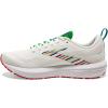 imageBrooks Mens Revel 6 Neutral Running ShoeWhiteGreenRed