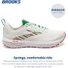 imageBrooks Mens Revel 6 Neutral Running ShoeWhiteGreenRed