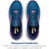 imageBrooks Womens Ghost 16 GTX Waterproof Neutral Running ShoeMoroccan BluePinkYellow