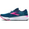 imageBrooks Womens Ghost 16 GTX Waterproof Neutral Running ShoeMoroccan BluePinkYellow