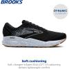 imageBrooks Womens Ghost 16 Neutral Running ShoeBlackBlackened PearlWhite
