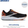 imageBrooks Womens Ghost 16 Neutral Running ShoeBlackOrangeWhite