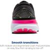 imageBrooks Womens Ghost 16 Neutral Running ShoeBlackPinkYellow