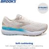 imageBrooks Womens Ghost 16 Neutral Running ShoeCoconutChateau GreyBlue