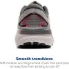 imageBrooks Womens Ghost 16 Neutral Running ShoeGreyGargoylePink
