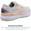 imageBrooks Womens Ghost 16 Neutral Running ShoeGreyOrchidPeach