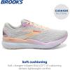 imageBrooks Womens Ghost 16 Neutral Running ShoeGreyOrchidPeach