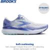 imageBrooks Womens Ghost 16 Neutral Running ShoeWhiteAmparo BlueLimpet Shell