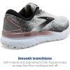 imageBrooks Womens Ghost 16 Neutral Running ShoeWhiteBlackRose Gold