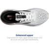 imageBrooks Womens Ghost 16 Neutral Running ShoeWhiteBlackRose Gold
