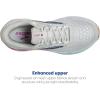 imageBrooks Womens Ghost 16 Neutral Running ShoeWhiteGreyEstate Blue