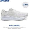 imageBrooks Womens Ghost 16 Neutral Running ShoeWhiteWhiteGrey