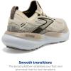 imageBrooks Womens Glycerin Stealthfit 21 Neutral Running ShoeCoconutChateau GreyBlack