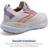 imageBrooks Womens Glycerin Stealthfit 21 Neutral Running ShoeParchmentWhiteLavendula