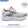 imageBrooks Womens Glycerin Stealthfit 21 Neutral Running ShoeWhiteGreyBlack