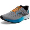imageBrooks Mens Hyperion Neutral Running ShoeGreyAtomic BlueScarlet