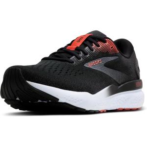 imageBrooks Mens Ghost 16 Neutral Running ShoeBlackEbonyBurnt Sienna
