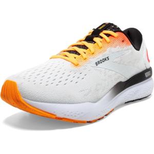 imageBrooks Mens Ghost 16 Neutral Running ShoeWhiteIllusionCoral
