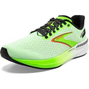 imageBrooks Mens Hyperion GTS Running ShoeGreen GeckoRed OrangeWhite