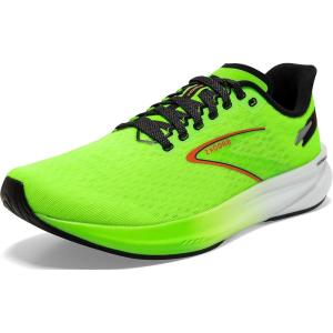 imageBrooks Mens Hyperion Neutral Running ShoeGreen GeckoRed OrangeWhite