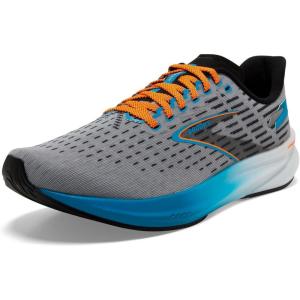 imageBrooks Mens Hyperion Neutral Running ShoeGreyAtomic BlueScarlet