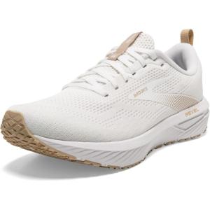 imageBrooks Mens Revel 6 Neutral Running ShoeWhiteKhaki