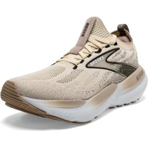 imageBrooks Womens Glycerin Stealthfit 21 Neutral Running ShoeCoconutChateau GreyBlack