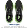 imageBrooks Mens Adrenaline GTS 23 Supportive Running ShoeBlackGreenWhite