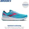 imageBrooks Mens Adrenaline GTS 23 Supportive Running ShoeCrystal SeasDiva PinkBlack