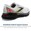 imageBrooks Mens Adrenaline GTS 23 Supportive Running ShoeOysterBlackRed Orange