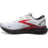 imageBrooks Mens Adrenaline GTS 23 Supportive Running ShoeWhiteBlackened PearlRed