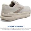 imageBrooks Mens Ghost Max Cushion Neutral Running ampamp Walking ShoeCoconutWhite SandChateau