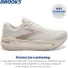 imageBrooks Mens Ghost Max Cushion Neutral Running ampamp Walking ShoeCoconutWhite SandChateau