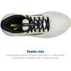imageBrooks Mens Ghost Max Cushion Neutral Running ampamp Walking ShoeGreyBlackSharp Green