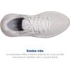 imageBrooks Mens Ghost Max Cushion Neutral Running ampamp Walking ShoeWhiteOysterMetallic Silver