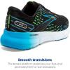 imageBrooks Mens Glycerin 20 Neutral Running ShoeBlackHawaiian OceanGreen