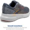 imageBrooks Mens Glycerin 20 Neutral Running ShoeGreyChili OilOrange