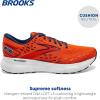 imageBrooks Mens Glycerin 20 Neutral Running ShoeOrangeTitanFlame